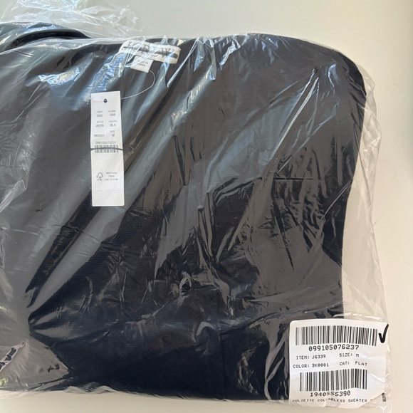 NWT J. Crew Juliette Collarless Sweater-blazer Black Monogrammed LAB - Picture 6 of 7